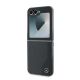 6. Etui Mercedes Leather Wood Imitation MagSafe na Samsung Galaxy Z Flip 6 - czarne