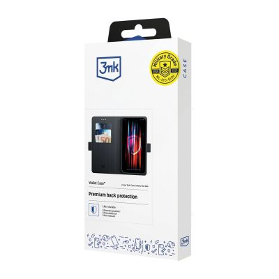 Etui 3mk Wallet Case na iPhone 16e - czarne