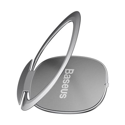 5. Baseus ultracienki samoprzylepny uchwyt ring podstawka do telefonu srebrny (SUYB-0S)