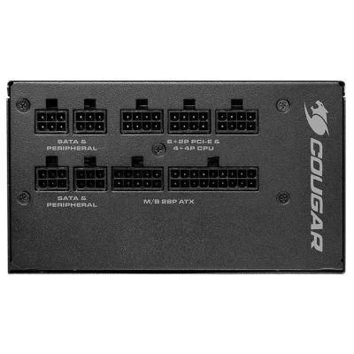 3. Zasilacz COUGAR GEX 850W ATX3.0 / 80 Plus Złoty / Modułowy