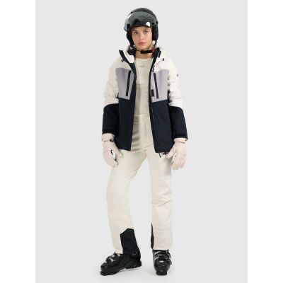 2. Spodnie narciarskie softshell membrana 10000 damskie 4F 4FWAW25TFTRF0943-12S