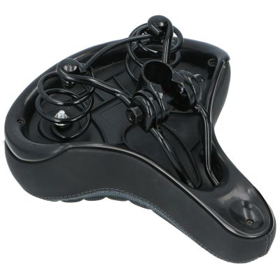 8. SIODŁO ROWEROWE TURYSTYCZNE MIEJSKIE NA SPRĘŻYNACH 20x25CM DUNLOP