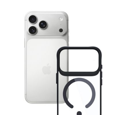 4. Etui 3mk Satin Armor MagCase na iPhone 17 Pro - przezroczysto czarne