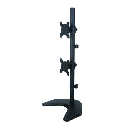4. TECHLY PODSTAWA POD 2 MONITORY 13-27" LCD 10KG BIURKOWA PIONOWA