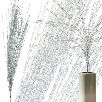 GAŁĄZKA DEKORACYJNA 117CM SREBRNA