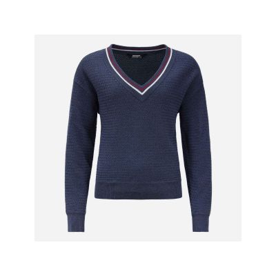 7. Sweter damski ROSSIGNOL W Knitted V Neck granatowy