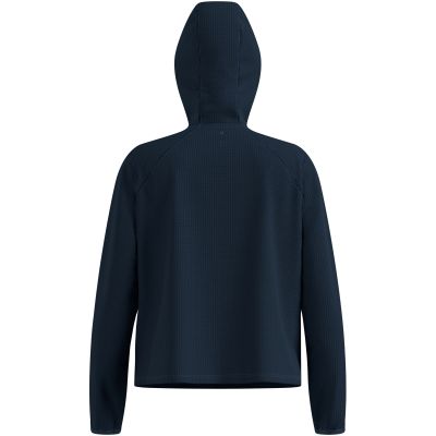 2. Bluza z kapturem damska Odlo CUBIC Mid layer hoody niebieska