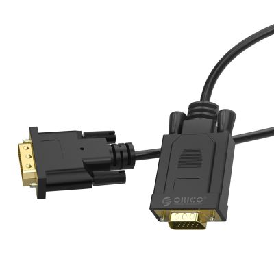 3. Kabel Orico XD-DITV adapter DVI 24+1 VGA Full HD 5 m - czarny