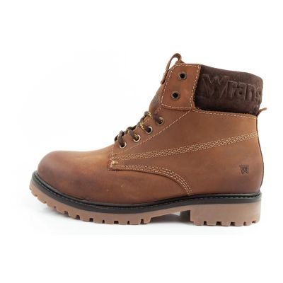 2. Wrangler Arch buty męskie sztyblety trzewiki eleganckie skóra naturalna brązowe