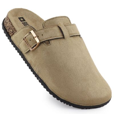 4. Klapki zamszowe Big Star W SS274738 INT2156B