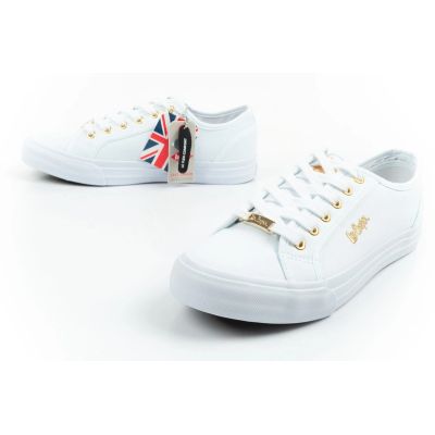8. Lee Cooper buty sportowe damskie trampki modne białe wygodne