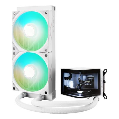 2. TRYX PANORAMA Complete Water Cooling ARGB - 240 mm biały - AMD Socket AM4 (Ryzen) - AMD Socket AM5 (Ryzen Zen4)
