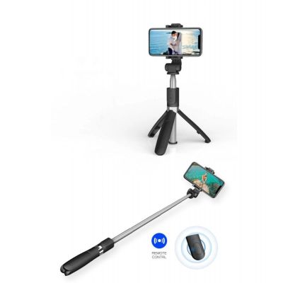5. Selfie stick Tech-Protect L01S Bluetooth z tripodem do 70cm - czarny
