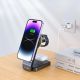 7. Ładowarka Tech-Protect QI15W-A28 indukcyjna MagSafe 3w1 ze stojakiem na smartfon / Apple Watch / AirPods - czarna