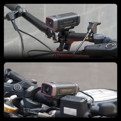 3. Kamera sportowa AKEEYO 710 Lite wideorejestrator na kierownicę na rower motocykl - czarna