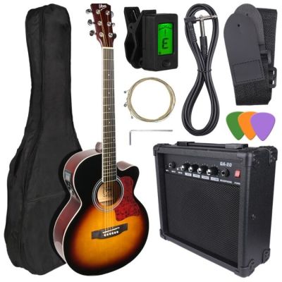 12. V-TONE EAG SET SB gitara elektroakus. + wzmacniacz