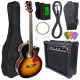 12. V-TONE EAG SET SB gitara elektroakus. + wzmacniacz