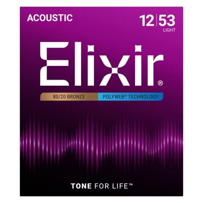 Elixir 11050 Light (12-53) PW - Struny do gitary elektrycznej