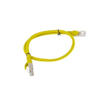 Patchcord UTP Lanberg PCU5-10CC-0050-Y (RJ45 - RJ45 ; 0,50m; UTP; kat. 5e; kolor żółty)
