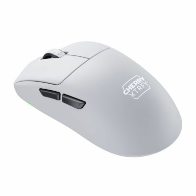 7. Mysz CHERRY Xtrfy M68 Pro - mysz - optyczna - 5 przycisków - bezprzewodowa - 2,4 GHz - odbiornik bezprzewodowy (USB) - biały