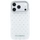 3. Etui Karl Lagerfeld IML Rhinestones Allover and Electroplated Logo na iPhone 17 Pro Max / 18 Pro Max  - białe