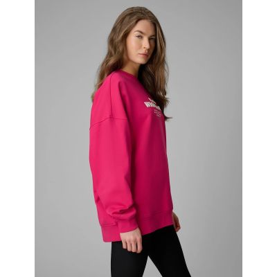 3. Bluza dresowa oversize bez kaptura damska 4F 4FRSS26TSWSF2993-53S