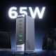 7. Ładowarka Joyroom JR-TCM02 wieloportowa GaN 65W EU 4x USB-C 2x USB-A - ciemnoszara