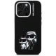 3. Etui Karl Lagerfeld Silicone Karl&Choupette Sketch MagSafe na iPhone 16 Pro - czarne