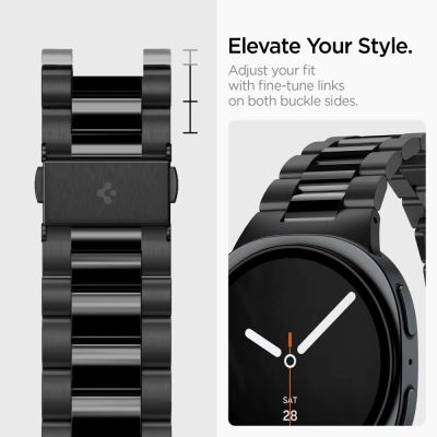 10. Bransoleta Spigen Modern Fit Band 316L na Samsung Galaxy Watch 40 / 44 / 46 mm - czarna