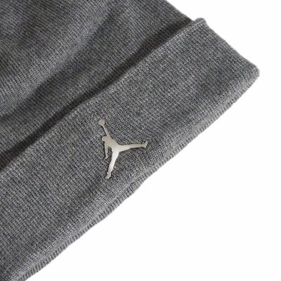 3. Czapka zimowa Air Jordan Cuffed Beanie Carbon Heather Szara - 9A0063-GEH