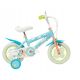 26. Rower dziecięcy TOIMSA Bluey 12"  Błękitno-limonkowy