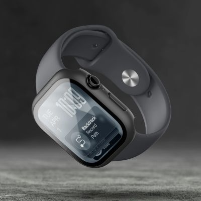 7. Szkło ochronne AMAZINGTHING Radix z etui na Apple Watch Series 11 42 mm - czarne