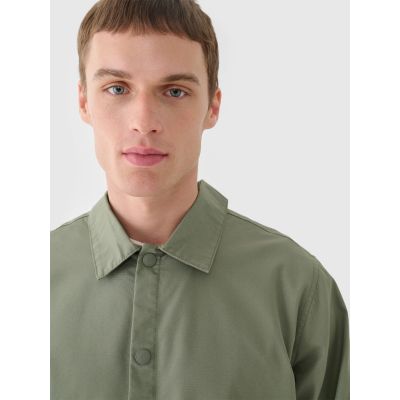 3. Kurtka przejściowa koszulowa męska 4F 4FRSS24TTJAM0887-44S