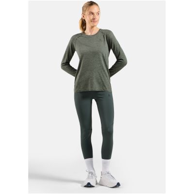 3. Legginsy Odlo Tights ZEROWEIGHT zielone