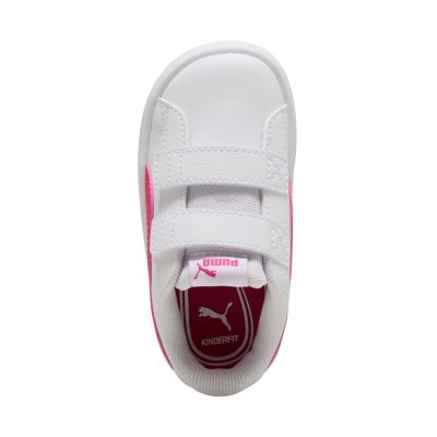 4. Buty dla dzieci Puma Rickie Classic V Inf biało-różowe 394254 24