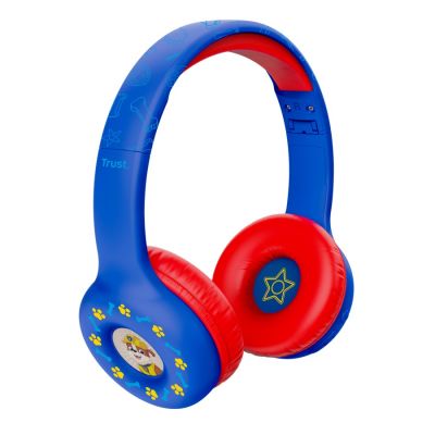 3. Słuchawki TRUST Nouna Bezprzewodowe dziecięce PAW Patrol Niebieskie