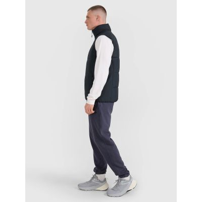 6. Bezrękawnik puchowy z wypełnieniem syntetycznym męski  4F 4FRAW25TVJAM295-20S