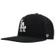 47 Brand Los Angeles Dodgers No Shot 47 Captain 47 Cap B-NSHOT12WBP-BKG Czarne One size