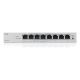 7. Switch Zyxel GS1200-8HP 8p v3 PoE (PoE+: 4;) 68W Managed Gigabit