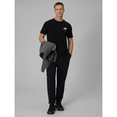 3. T-shirt regular gładki męski 4F 4FRSS26TTSHM3990-20S