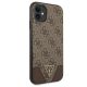 6. Etui Guess 4G Triangle Collection na iPhone 11 6,1" / Xr 6,1" - brązowe
