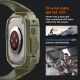 9. Etui z paskiem Spigen Rugged Armor Pro na Apple Watch Ultra (49 mm) - zielone
