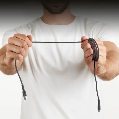 4. Kabel SBS TECABLEMICROC15K USB-A - USB-C 1,5m - czarny
