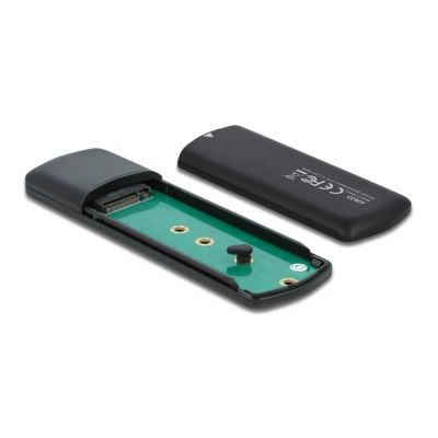 3. DeLOCK Obudowa zewnętrzna USB Type-C na M.2 NVMe PCIe lub SATA SSD - Beznarzędziowa