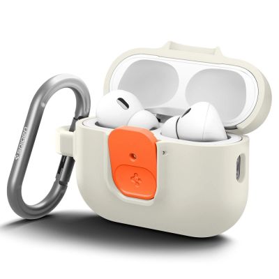 10. Etui Spigen Nano Pop na AirPods Pro 3 - beżowe
