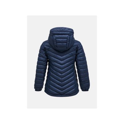 3. Kurtka puchowa Peak Performance W Frost Down Hood Jacket granatowy