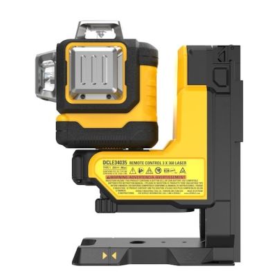 3. Poziomica laserowa akumulatorowa Dewalt DCLE34035B 18v xr 3x360 zielony laser sterowany pilotem