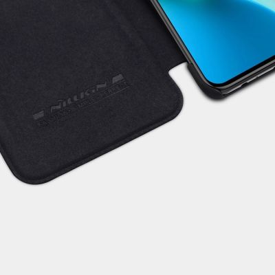 20. Nillkin Qin skórzana kabura etui Xiaomi Redmi Note 9T 5G brązowy