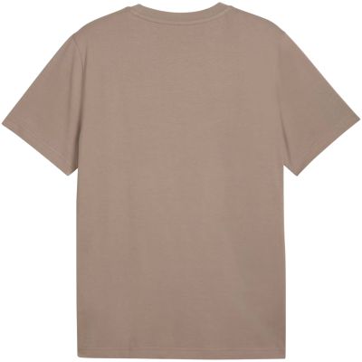 3. Koszulka męska Puma Wardrobe Ess Tee ciemnobeżowa 629644 81