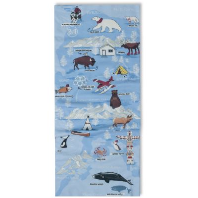 2. Bandana dziecięca BUFF ORIGINAL ECOSTRETCH IMUS WASHED BLUE
